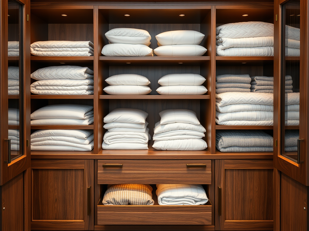 Stock Rotation Linen Linen Cabinet Designs Perfect for Seasonal Swaps – Flawless Renos